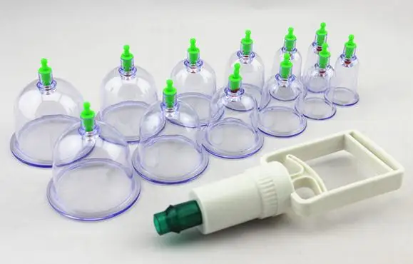 12 pcs/ Set Chinese Health care Medical Vacuum Body Cupping Set Portable Massage Therapy Kit body relaxation healthy Massage set 3