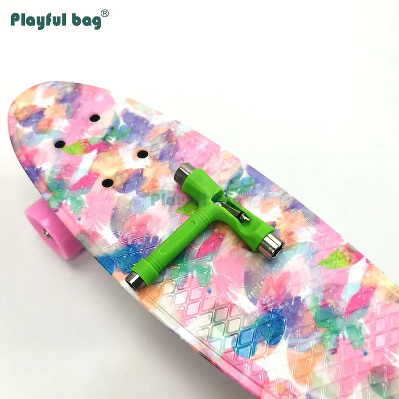 Playful Bag Skateboard wrench Multi-functional T-shape tool Skateboard Longboard tool wrench AMA47