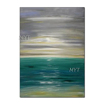 

Hotel Decor 100% Hand-painted Seascape Scenery Art Wall Canvas Oil Painting On Canvas Unframed Artwork Chinese Export Pieces