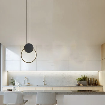 

Modern LED Pendant Lights Pendant Lamp Long Line Hang Lamp Restaurant /Coffee Bar/Living Room/Bedside Decor Lights