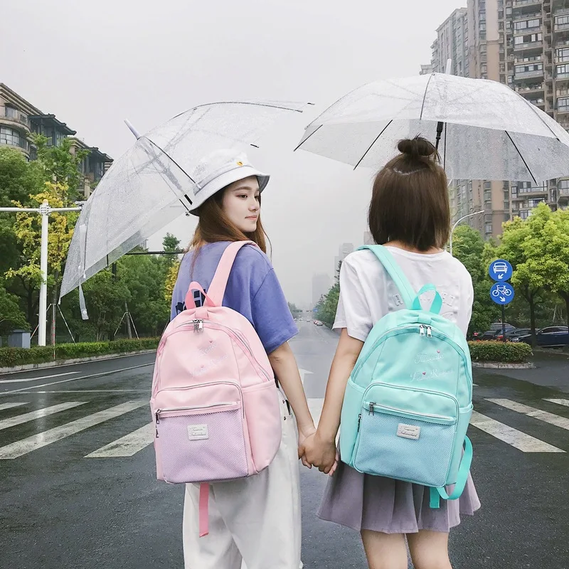 

Backpacks Schoolbag Ita-Bag Laser Star-Shape Harajuku Lolita Transparent Women Hologram
