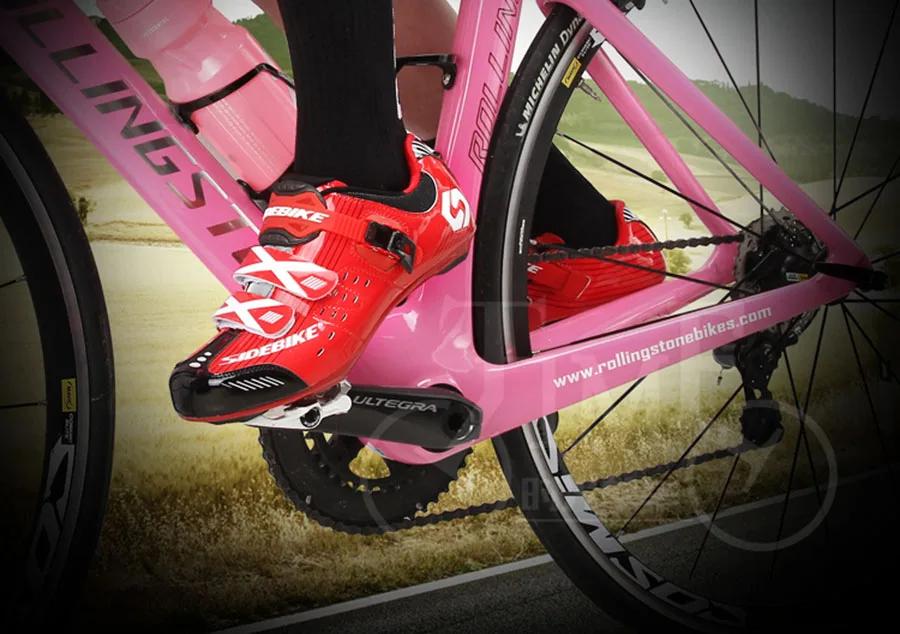 SIDEBIKE/Мужская обувь для велоспорта; Набор очков; sapatilha ciclismo; Ультралегкая дышащая обувь с блокировкой для триатлона; гоночная велосипедная обувь