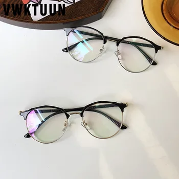 

VWKTUUN TR90 Anti Blue Light Glasses Half Frame Glasses Frames Women Blue Light Blocking Glasses Mens Reading Computer Glasses