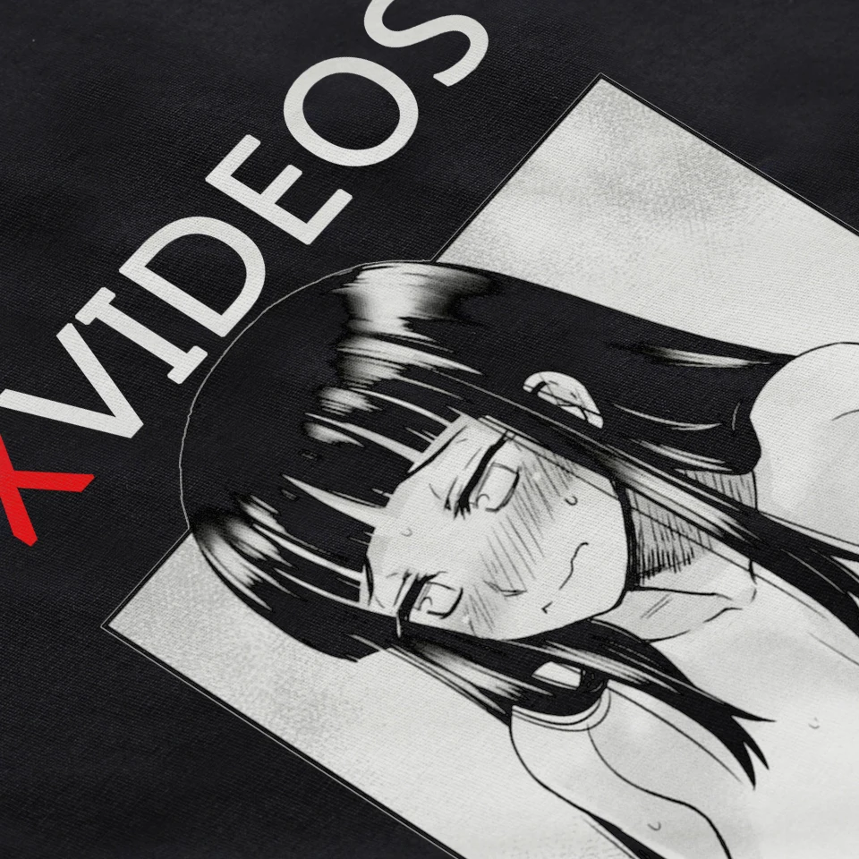 Для мужчин XVideo футболка аниме Хината Waifu Материал Футболка Ahegao Винтажный стиль