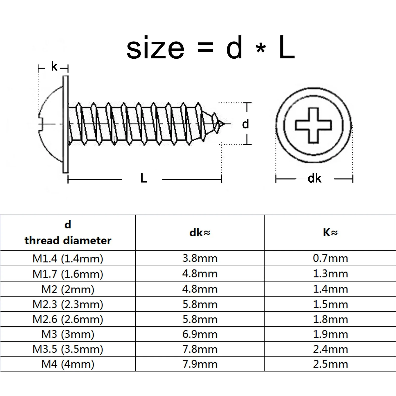 Vis En Acier Inoxydable 304 TORX - Tailles M2 à M6, Lot, Neuf