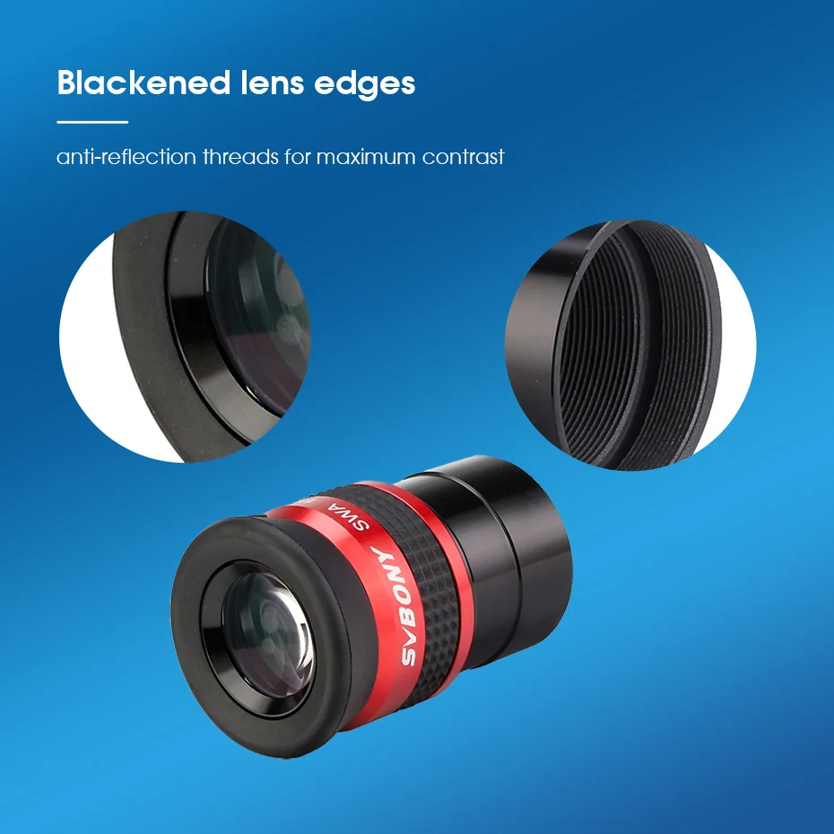 Svbony sv154 Teleskop okular, 70 ° Weitwinkel okulare 15mm, 1,25 Zoll fmc achromat isches Okular für Teleskop zubehör – Detail 8