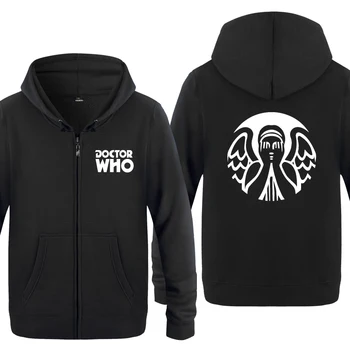 

Don't Blink Doctor Who TV Show Hoodies Men 2018 Men's Fleece Zipper Cardigans Hooded Sweatshirts
