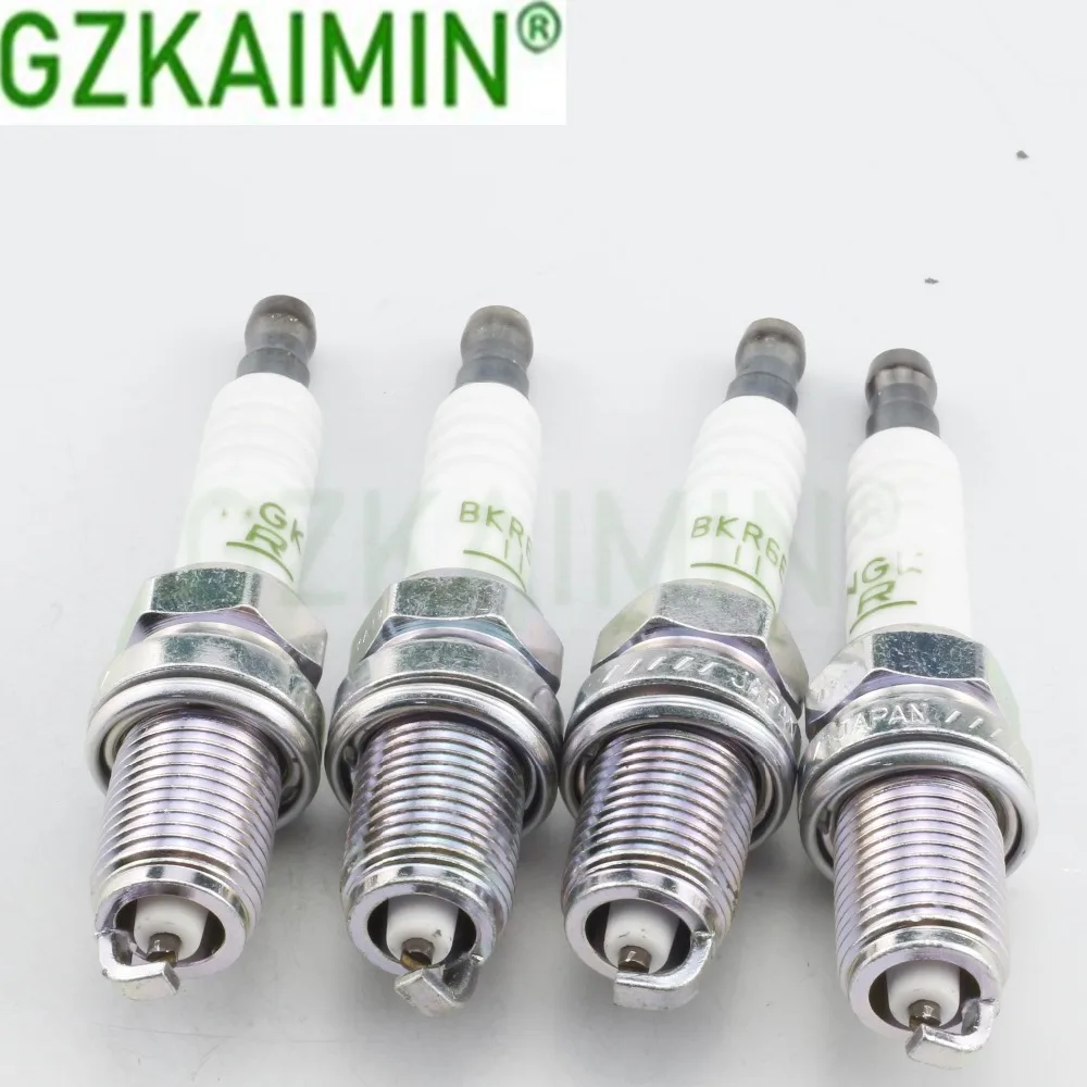 Набор из 4 свечей зажигания BKR6E-11 свечей зажигания для Toyota Nissan Lexus Isuzu Mitsubishi Kia Suzuk