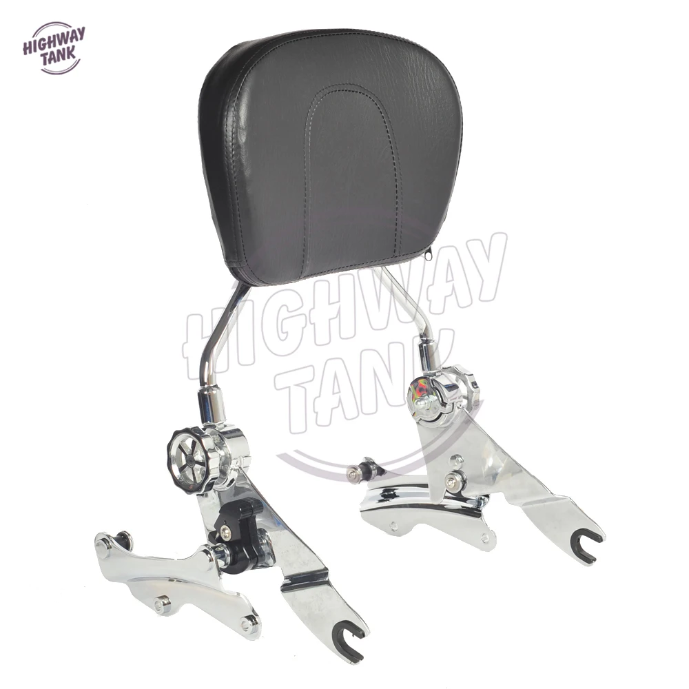 Мотоцикл пассажирская спинка Сиси бар 4 точки док комплект для Harley Road King Glide CVO FLHR FLHRC FLHT FLHX FLTR