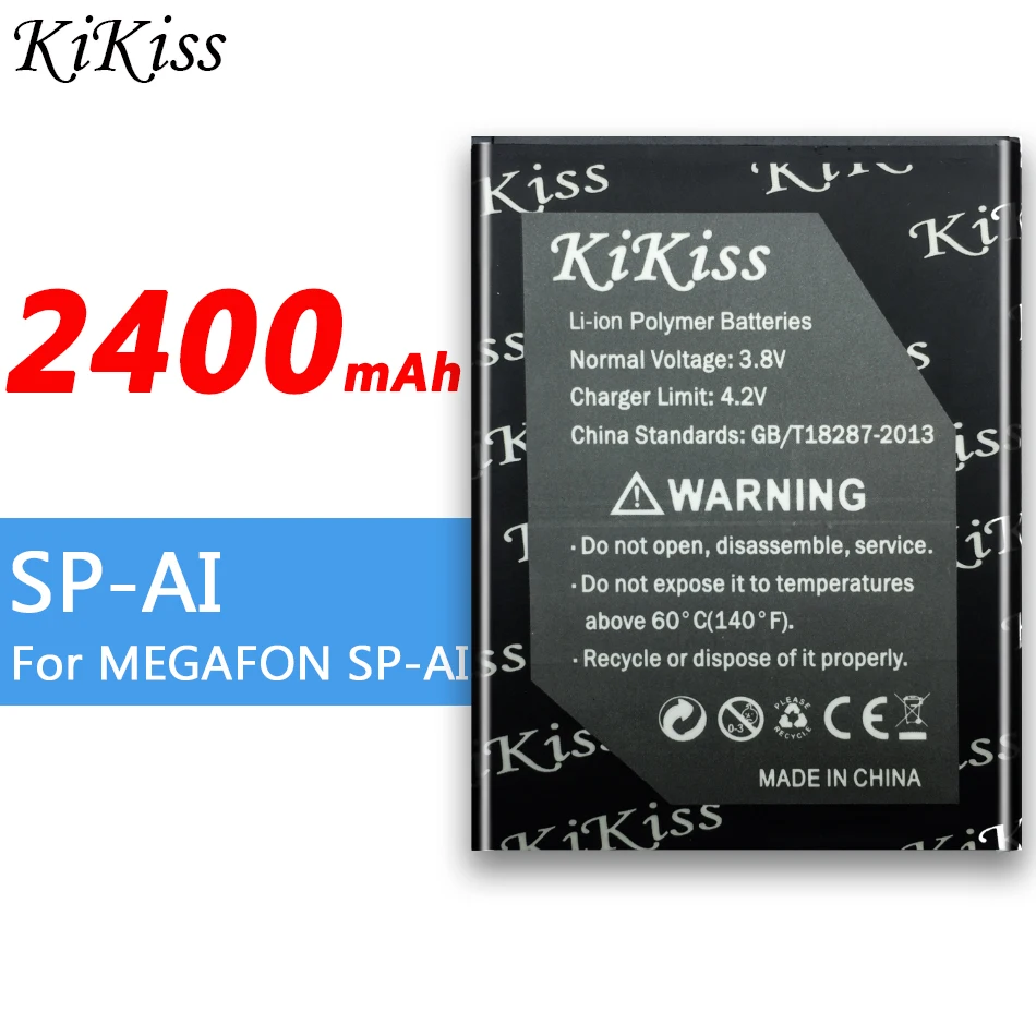 Для мобильного телефона MEGAFON SP-AI SP AI аккумулятор высокой емкости 2400 мАч