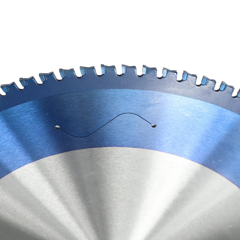 Lâmina de Serra Circular da Lâmina de Corte Ferro de Alumínio 180-355mm do Metal de Cmcp o Carboneto Viu a Lâmina para o Disco de Corte do Aço do Ferro Revestido Azul Nano Alumínio de - Image 6