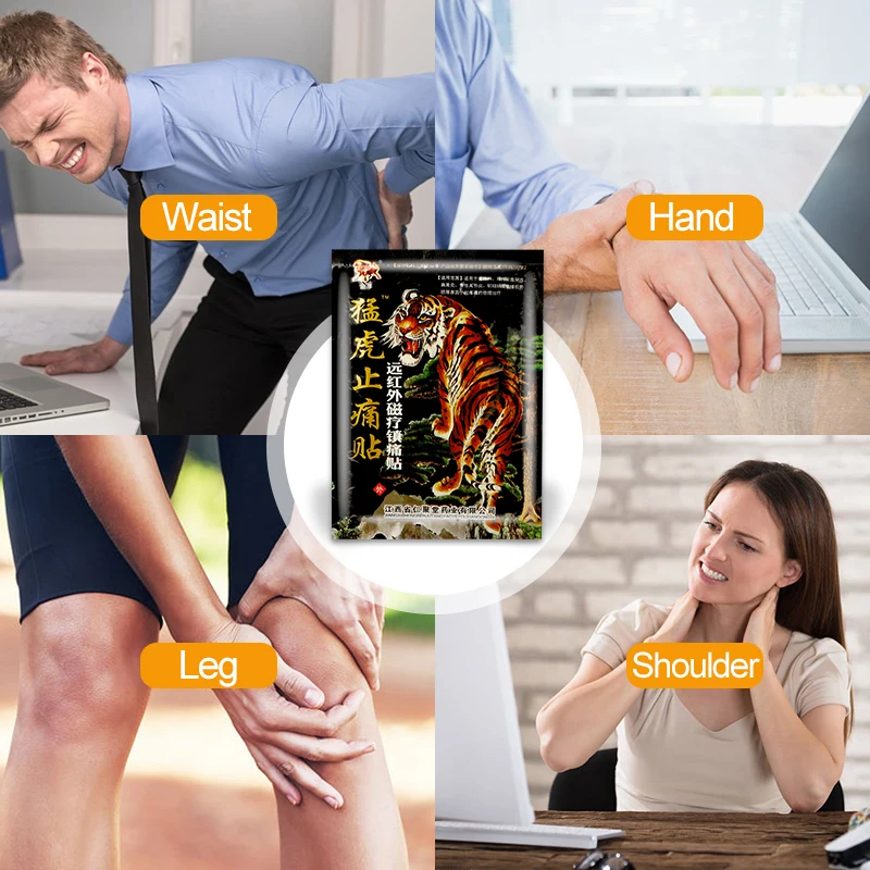 8/40/80Pcs Tiger Balm Pain Relief Patches Lumbar Joint Muscle Ache Sticker Arthritis Rheumatism Inflammation Painkiller Plaster Pain Relief Patch