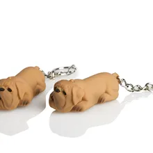 Горячая кора милого щенка светодиодный блестящий брелок Аксессуары для мобильных телефонов сумка Пакет кулон