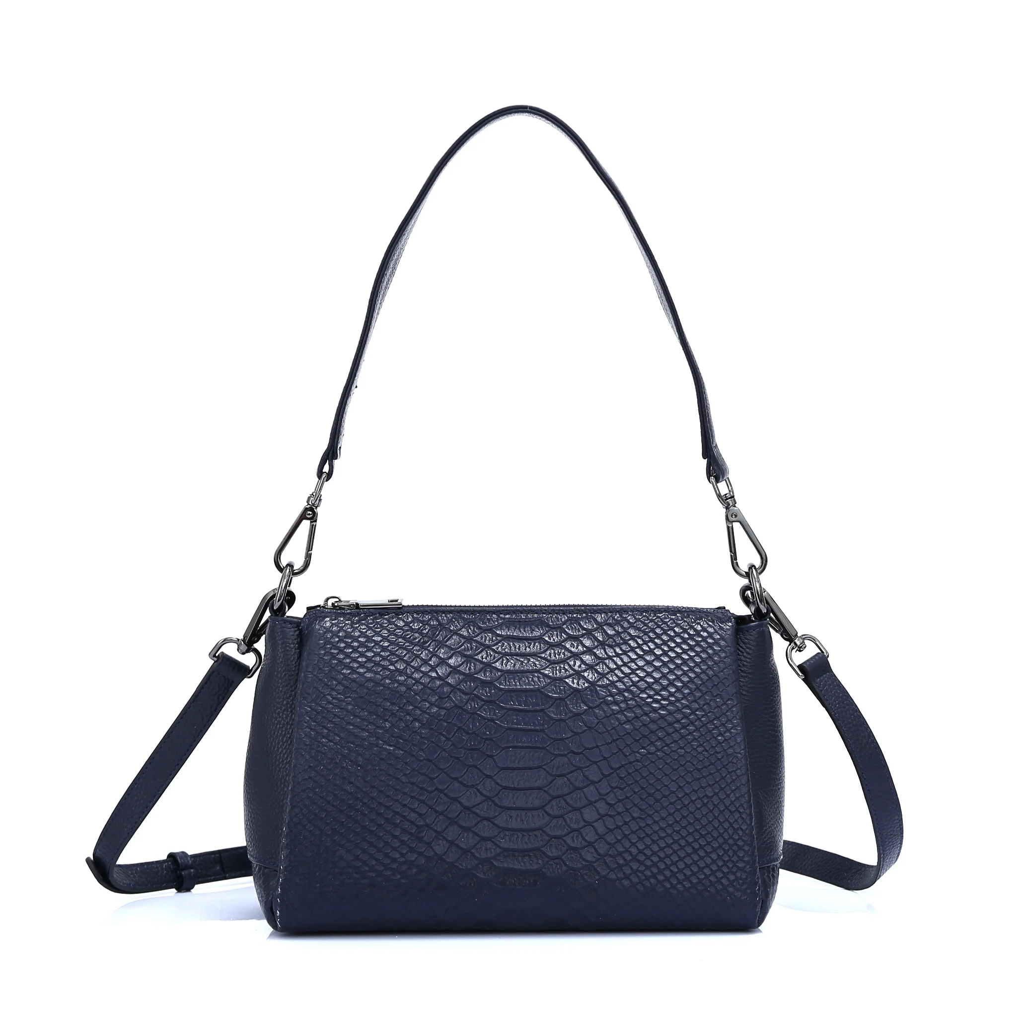 حقيبة كتف نسائية من الجلد الطبيعي، تتميز بتصميمها...