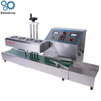 

LX6000 Desktop stainless steel Continuous Induction Sealer,Electromagnetic induction sealing machine,suit for 15-80mm diameter