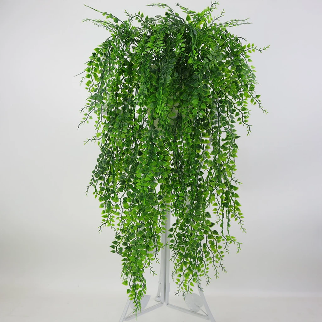 1 Bunch Artificial Leaf Ivy Vine Green Plants Flower Arrangement Filler Deco Flower Vine Wall Hanging Vine Simulation Fake Ivy