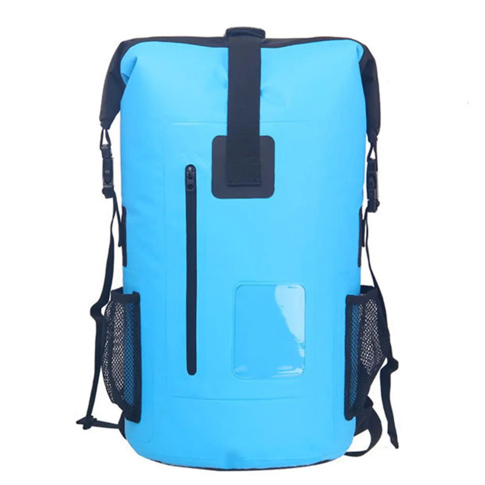 

Adjustable Strap Rafting Outdoor Backpack Climbing Roll Top Compression Camping Floating Waterproof Hiking Kayaking Dry Boating