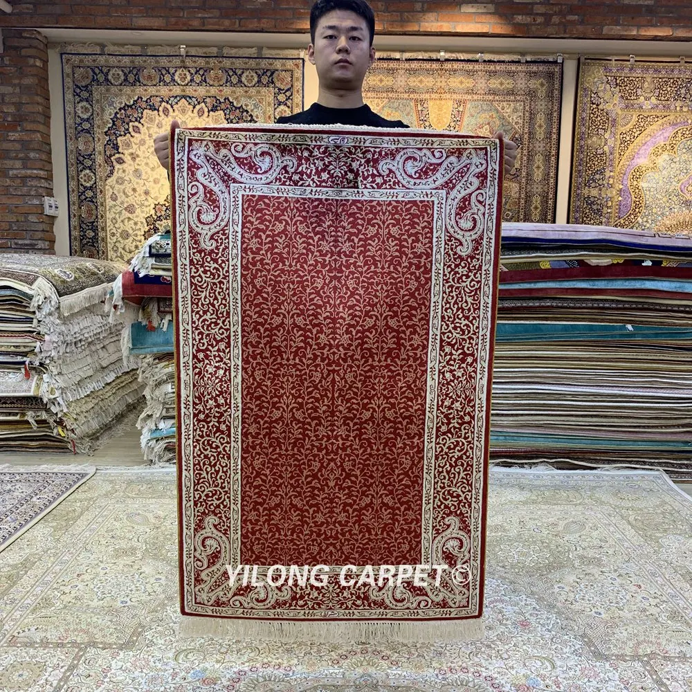 Yilong 2,5 'x4' турецкий ковер ручной работы персидский шелковый ковер ручной работы(HF194B