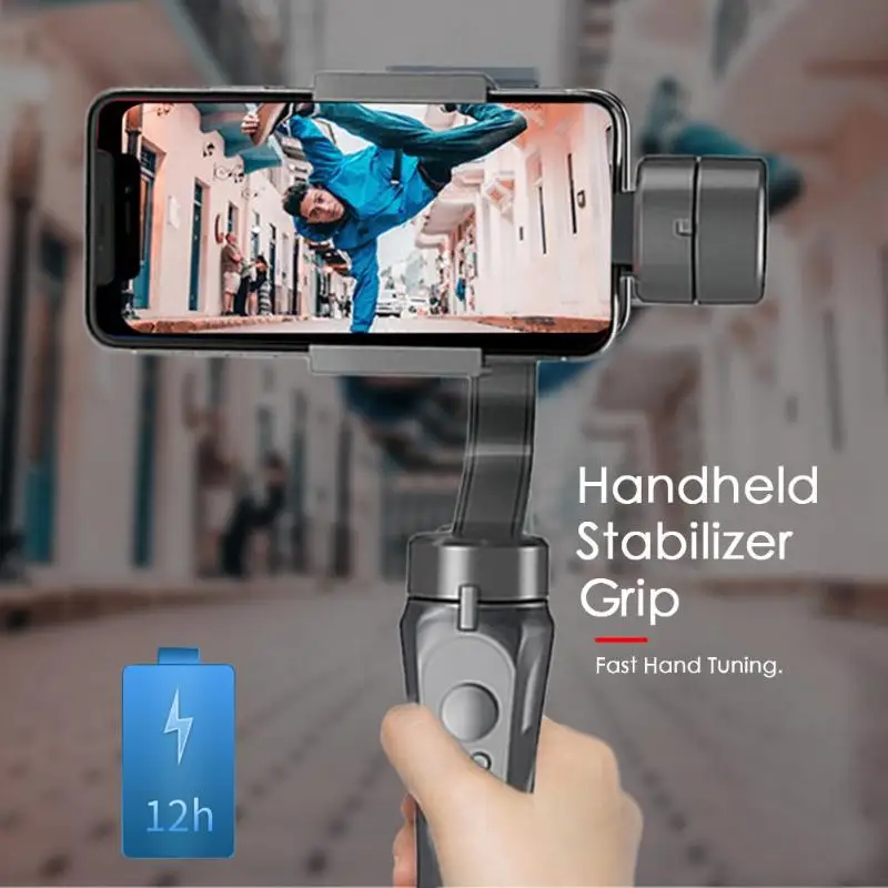 ALLOYSEED H4 3 режима usb зарядка смартфон селфи палочки ручной карданный руль Ручной Стабилизатор ручка