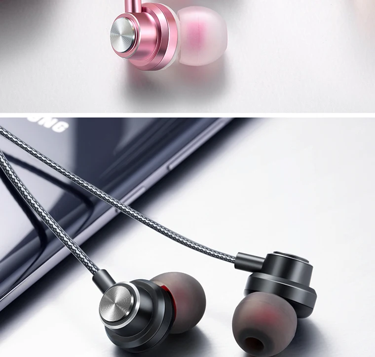 100 шт в ухо Wired3.5mm наушники гарнитура для Xiaomi для iph смартфона с микрофоном Проводная игровая гарнитура сабвуфер
