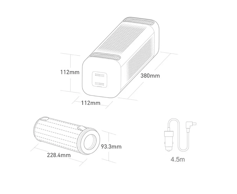 小米米家车载空气净化器USB版迷你车用空净过滤消除异味汽车氧吧-tmall_18