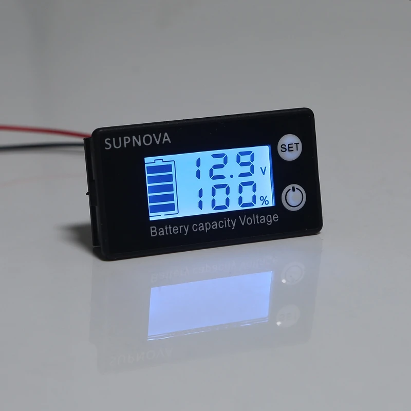DC 12V 24V 48V Lead Acid Lithium Battery Capacity Indicator Car Motorcycle Digital Voltmeter Voltage Tester Meter Tool | Инструменты