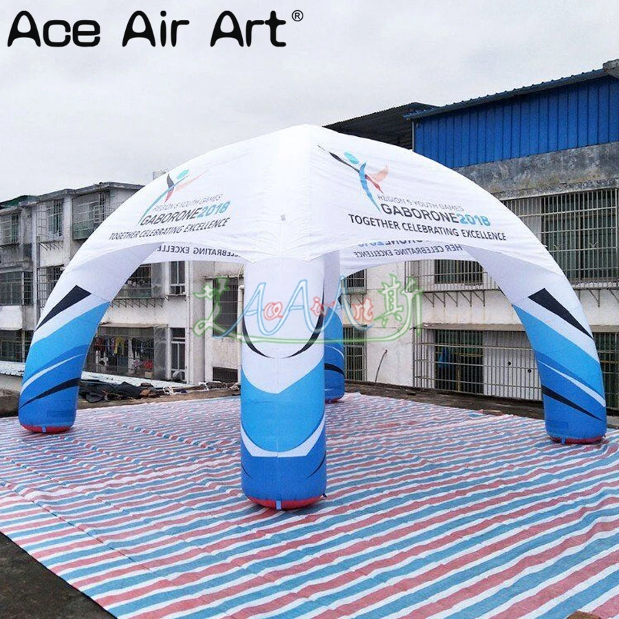 Langit Biru Tiup Laba laba Kubah Tenda 