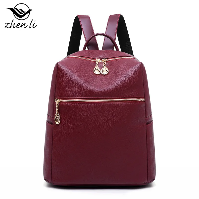 Товаров через границу, стильный рюкзак из искусственной кожи, Популярная Женская дорожная сумка в складку, Lazada