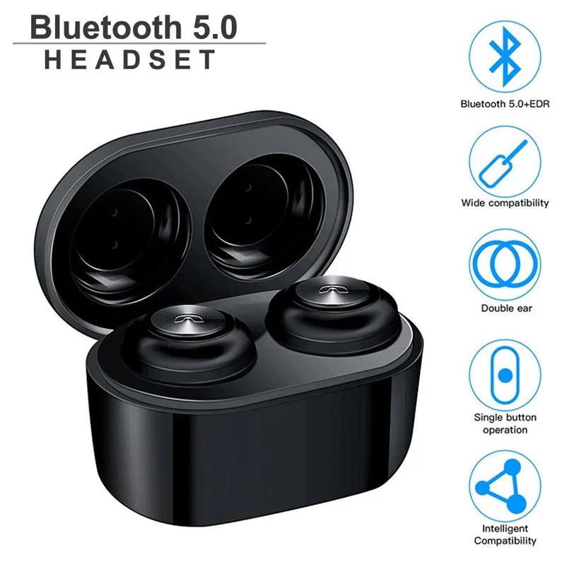 DT-3 Mini Wireless Bluetooth Earphone Sport TWS Headset BT5.0 Earbuds Stereo Earphones Fone De Ouvido 50DEC19 | Электроника
