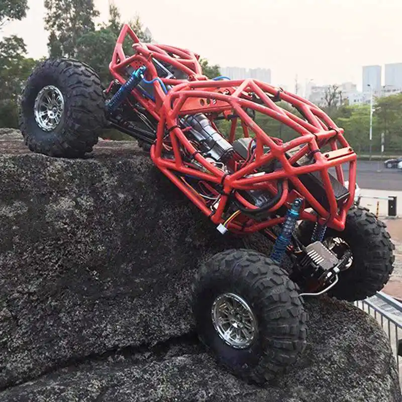 Металлический 1/10 RC альпинистский в разобранном виде комплект RC автомобилей рама детали гусеничного трактора
