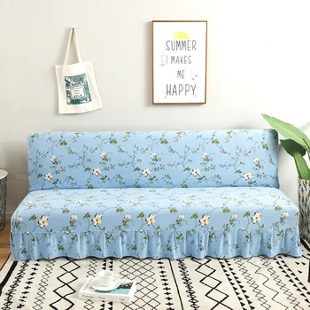 

Sofa Cover Flower Printing Tight Elastic Protector Couch Cover Slipcover Covers Without Armrest Sofa Fundas Bedroom Decoration