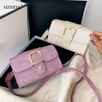 

PU Leather Pure Color Chain Tote Women Casual Shoulder Messenger Bags Purses Youth Ladies Simple Versatile Bag