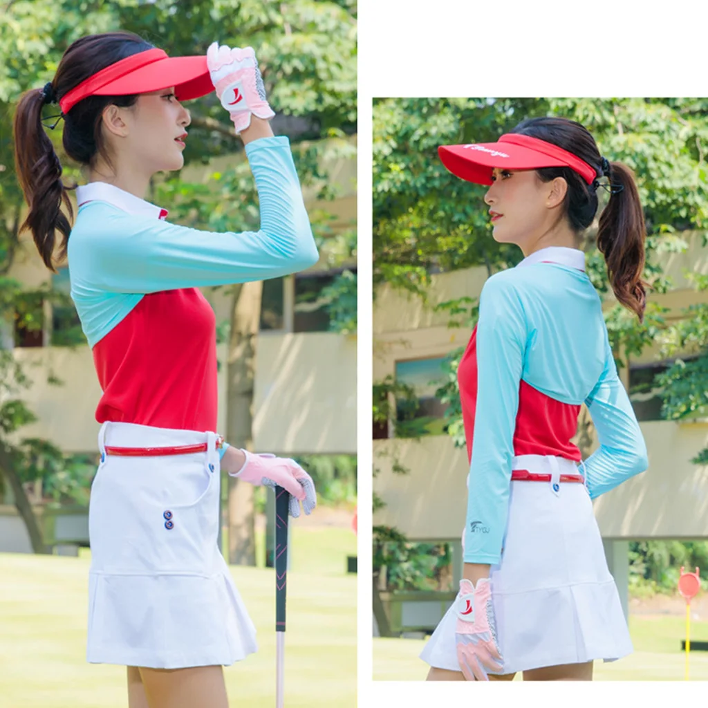 Women Golf Cuff Arm Sleeves Sunscreen UV Protection Shawl Multifunction Cooling Gloves Summer Bike drving climbing Shawl Cuff 