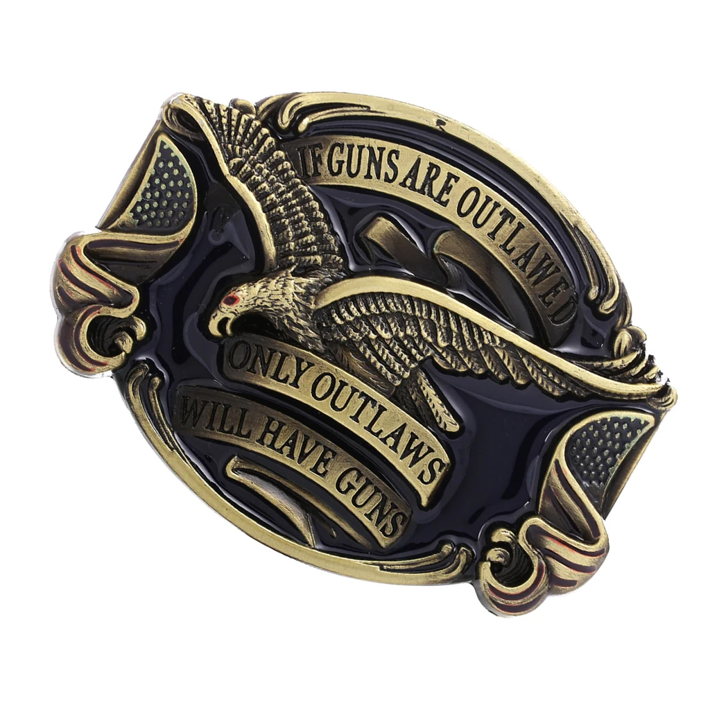 Running Horse Belt Buckle - Roaring Eagle - Western Cowboy Rodeo Belt Buckles for Men and Women Gift for man boy friend father