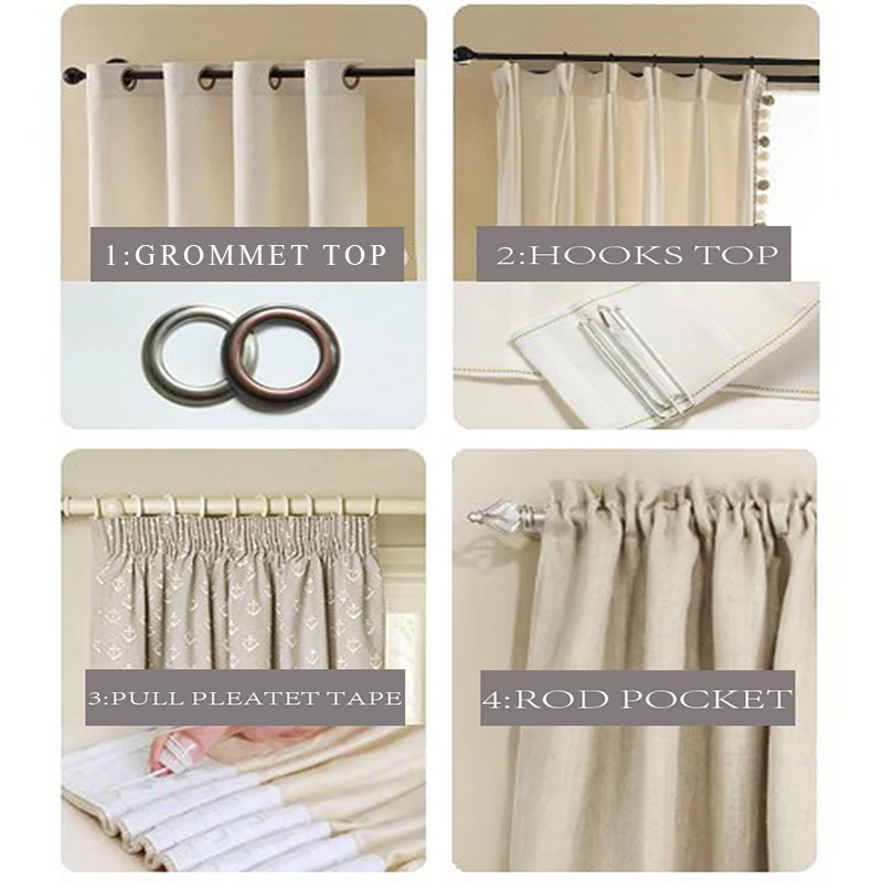 Curtains Tulle Room Drapes 5