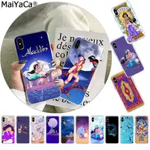 MaiYaCa Aladdin y Jasmine caricatura Adorable cliente de alta calidad funda de teléfono para Apple iPhone 8 7 6 6S Plus X XS X MAX 5 5S SE XR(China)