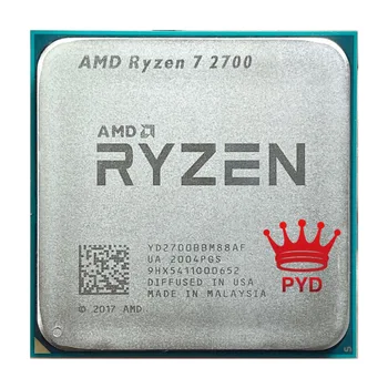 Procesador de CPU AMD Ryzen 7 2700 R7 2700 3,2 GHz, ocho núcleos, 16 hilos, 16M, 65W, enchufe YD2700BBM88AF AM4