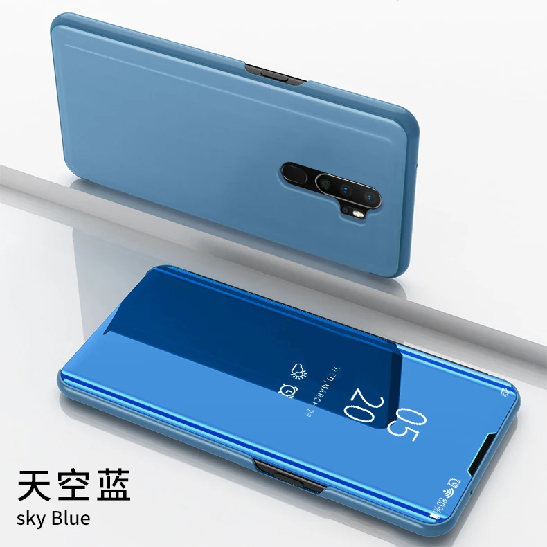 oppo a5 2021 mirror flip cover