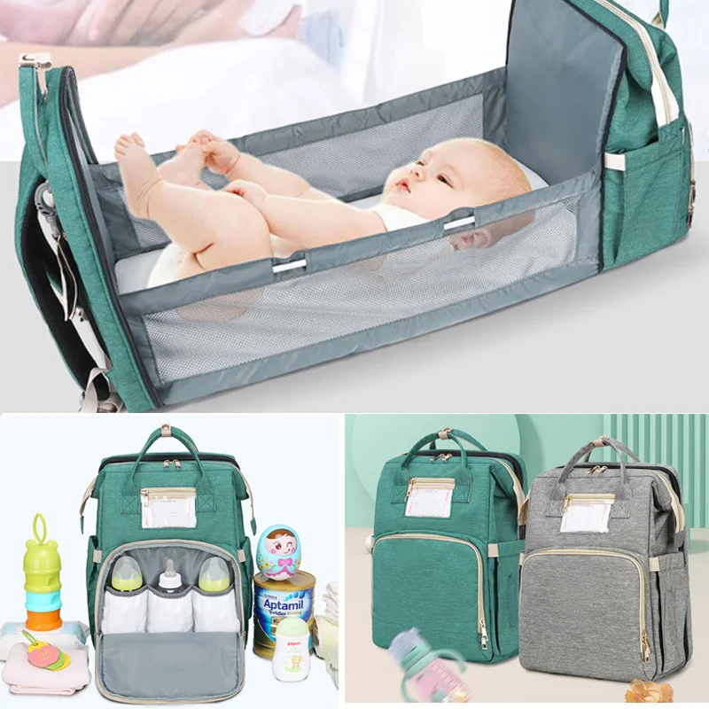 

2020 New Diaper Bag Travel Baby Large Capacity Baby Care Mummy Nursing Bags Backpack Sleeping Crib Stroller Bags baby bag