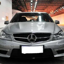 Для Benz W204 C180 200 260/11/12/13 лет передние фары прозрачный абажуры лампа основа маски фары крышка объектива лобовых фар