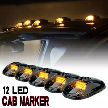 

Accessory Car ceiling light Replacement Universal 5Pcs Smoked Marker Truck