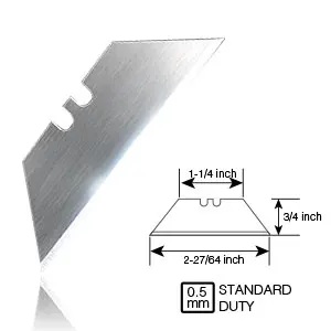 WORKPRO 100 Pcs SK5 Carbon Steel Utility Knife Blades Replacement with