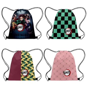 

Demon Blade 3D Color Printing Drawstring Drawstring Drawstring Pocket