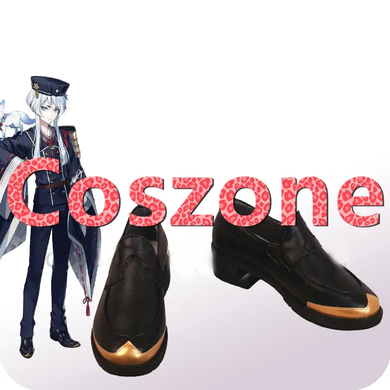 Обувь для косплея Touken Ranbu Online Hakusan Yoshimitsu сапоги Хэллоуина карнавала костюм