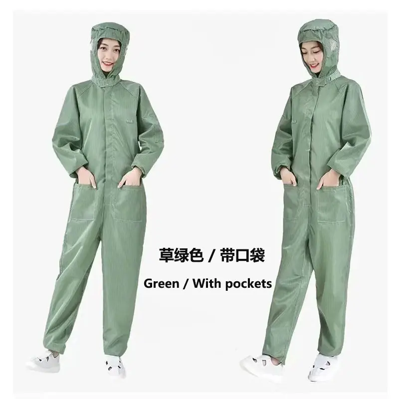 Anti-Static Dust-Proof Full Body Hazmat Suit | Unisex Safety Gear