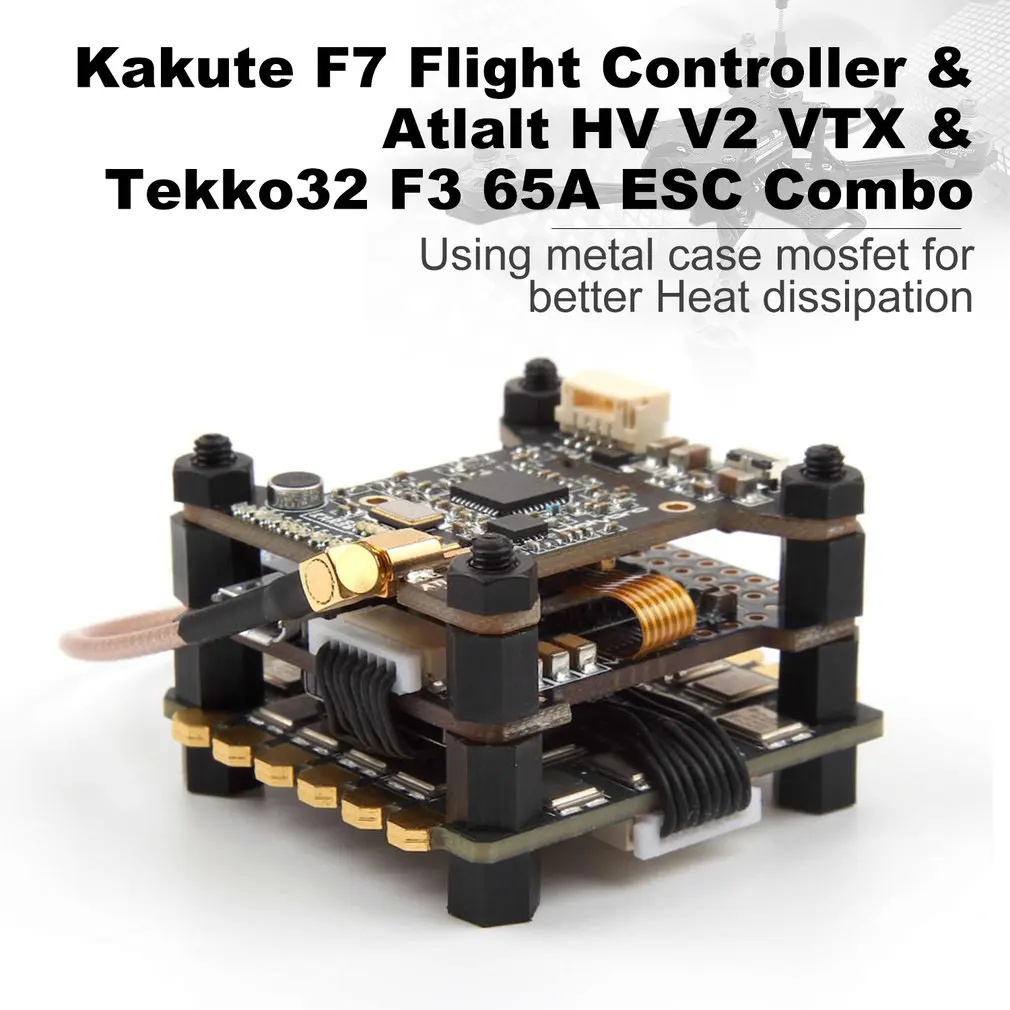 Kakute F7 Контроллер полета& Atlalt HV V2 40CH VTX& 65A BL_32 Tekko32 F3 Металл 4в1 65A ESC комбо для модель радиоуправляемого дрона игрушки запчасти