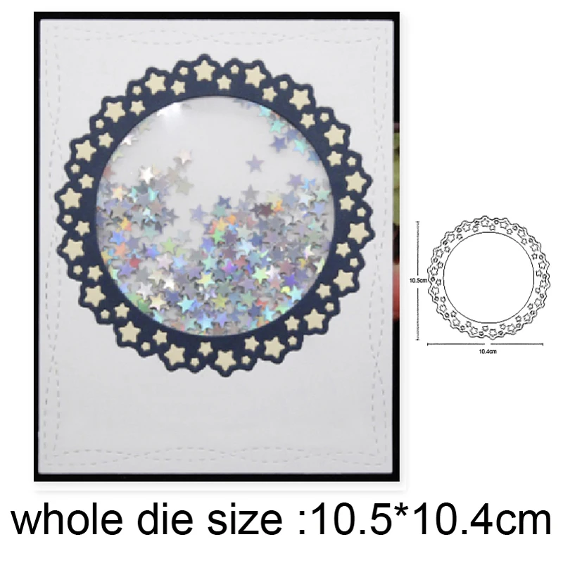 

Craft dies Print Heart Circle Frame Metal Cutting Dies Stencil for Scrapbooking dies Decoration Embossing dies Paper Card Making