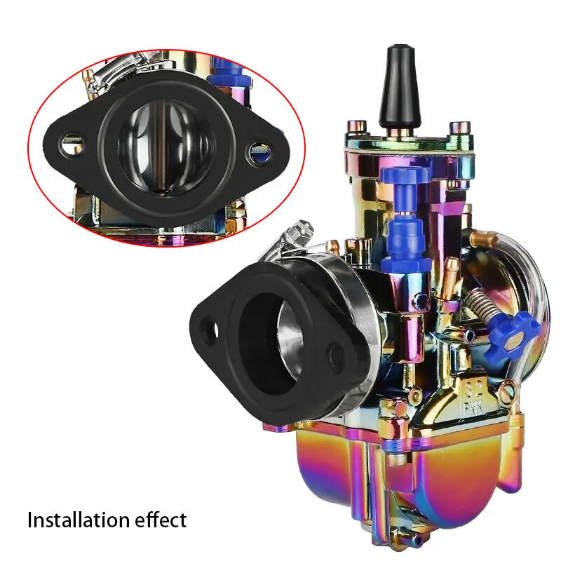 32mm 34mm Carb Flange Intake Adapter Manifold Boot For Mikuni 30-34 Carburetors  Direct Replacement ► Photo 2/6