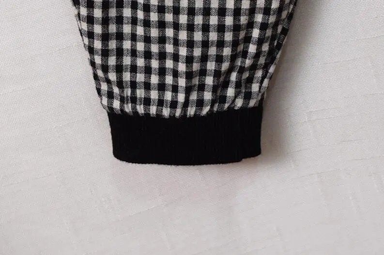 Новые штаны в клетку для мальчиков и девочек весенние хлопковые модные длинные штаны для детей 3-8 лет, HJ212
