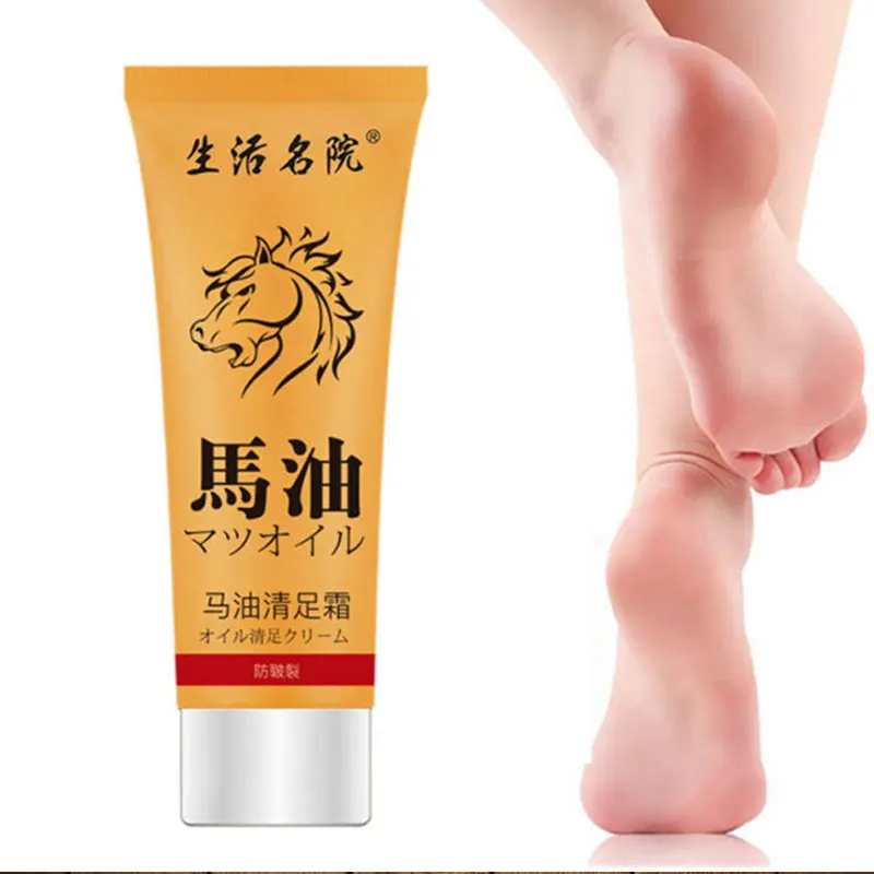 

80ml Horse Oil Feet Cream Heel Cream for Athlete's Foot Feet Mask Itch Blisters Anti-chapping Peeling for Foot Care Cream New